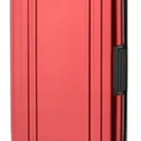 Футляр для карт памяти, серебристый, черный, красный, синий, алюминиевый