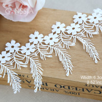 Цветочная кисточка, полиэстер, шелк, ткань для шитья, аксессуары (приблизительно), 6,3 см (2,52 дюйма)