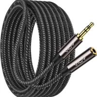 Стерео аудио кабель 3,5 мм, штекер-гнездо