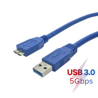 Кабель USB 0,3 типа A к Micro B для внешнего жесткого диска HDD Samsung S5 Note3 USB HDD, кабель для передачи данных, 0,6 м, 1,5 м, 1 м, 3,0 м, 5 м