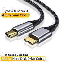 Кабель USB Type C к Micro B 3.0, 5 Гбит/с, 5A