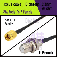 Высокочастотный коннектор с SMA штекером на F гнездовой разъем smai к FK RG316 15 см 20 см 25 см