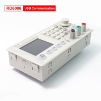 Импульсный источник питания RD6006 RD6006W USB WiFi DC Tegangan Rendah Saat Ini Modul Suplai Daya Buck Konverter Disesuaikan Multimeter 60V 6A