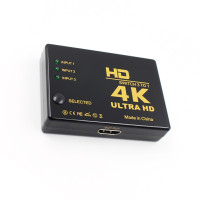 Коммутатор HDMI, 3 порта 4K * 2K, 1080P, 3x1, разветвитель Ultra 4K UHD для Xbox, PS3, PS4, HDTV, видеоадаптер