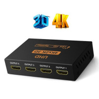 Коммутатор разветвитель Hdmi/4 Hdmi, 4k, Full Hd, 1080p, усилитель видео, для DVD, дома