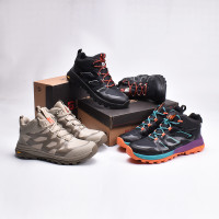 撤櫃撿漏款男女鞋高筒黃金VB大底戶外鞋輕便防滑男女士徒步登山鞋