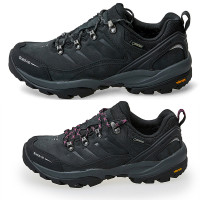 探路者秋冬季女式TIEF防水徒步鞋戶外鞋登山防滑底女款運動鞋女鞋