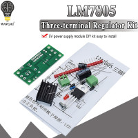 Комплект «сделай сам» LM7805 L7805, три клеммы постоянного/переменного тока, регулятор напряжения, модуль питания 5 В, 6 в, 9 В, 12 В, выход макс. 1,2 А