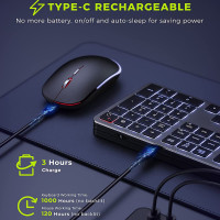 Беспроводная клавиатура и мышь Combo 2,4G USB