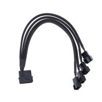 Адаптер питания IDE Molex с 4-портовым 3Pin/4pin для ПК, 27 см