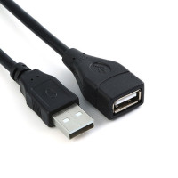 Кабель USB 2.0 (штекер)/USB 2.0 (разъем), 0,5/1/1,5/3/5 м, удлинительный, высокая скорость передачи данных