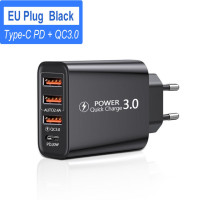 Зарядное устройство с 4 USB-портами, 5 А, 30 Вт