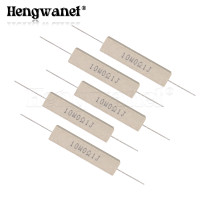 Цементный Резистор 10 Вт, сопротивление 0,1-1 к ом 0,22 R 1R 10R 100R 0,33 1,8 1 2,2 2 100 5 10 15 470 1 кОм, 10 шт./партия