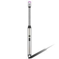 360 ° наружная кухонная зажигалка USB перезаряжаемая портативная электронная зажигалка безопасный замок экологически чистые свечи газовые печки 265 мм