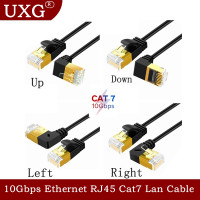 Кабель Ethernet, 10 Гбит/с, RJ45, Cat7, прямой угол, 0,5 м, 1 м