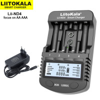 Аккумуляторная батарея LiitoKala Lii-ND4 NiMH/Cd 1,2 в AAA с ЖК-дисплеем и проверкой емкости аккумуляторов 9 В
