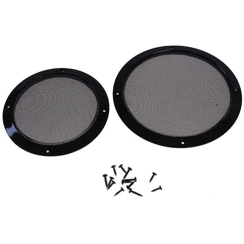 4 /5/6/8/10 inch Black Replacement Round Speaker Protective Mesh Net Cover Grille Circle Speaker Accessories