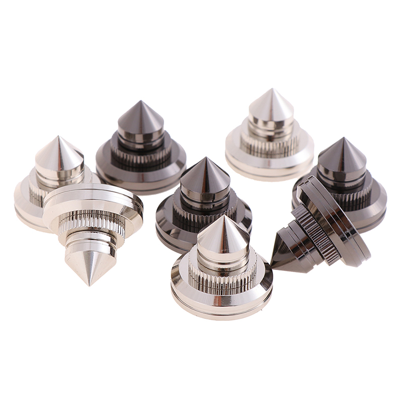 4pcs Speaker Spikes Subwoofer Spikes Isolation CD Amplifier Turntable Pad Stand Feet 28x25mm