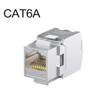 Адаптер из цинкового сплава ZoeRax CAT8, Cat7, Cat6a, Keystone Jack RJ45