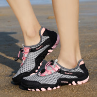 登山鞋女防滑透氣專業爬山徒步鞋男春夏輕便戶外運動鞋涉水溯溪鞋