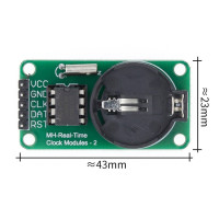 Модуль часов в реальном времени DS1302 CR2032 I2C RTC DS1307 AT24C32, модуль часов в реальном времени для AVR ARM PIC без батареи