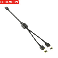 Разветвитель COOLMOON Gen 2 ARGB, 5 В, 3 контакта от 1 до 4/3/2