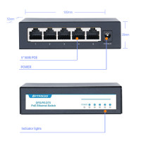 Сетевой коммутатор Ethernet OPTFOCUS 48 Вт