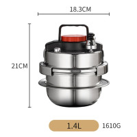 Портативная микро-скороварка из нержавеющей стали 304 для кемпинга, бытовая ароматная рисоварка, быстрое приготовление