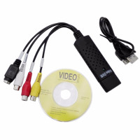 USB 2,0 карта видеозахвата Аудио ТВ DVD VHS DVR карта захвата USB устройство видеозахвата поддержка Win10