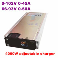 Зарядное устройство для литиевых батарей, 4000 Вт, 50-102 в, 45 А, 60-93 в, 50 А, 12 В, 50 А, 24 В, 36 В, 30 А, 48 В, 60 в