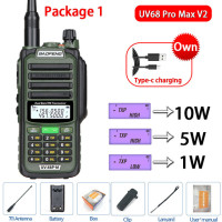 Водонепроницаемая рация Baofeng UV68 Pro MAX V2 711