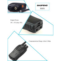 Портативная рация UHF 400-470 МГц, 2 шт