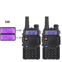 Рация Baofeng UV-5R 5/8Watt 136-174/400-480MHz Walkie Talkie Transceiver рация 2 шт в комплекте baofeng uv 5r баофенг антенна для