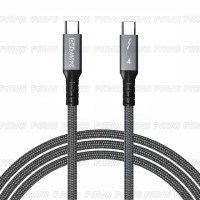 Thunderbolt4, USB C, 40 Гбит/с, 8K, 60 Гц, PD240W, 100 Вт Кабель Thunderbolt4 USB C 40 Гбит / с 8k@60hz Быстрое зарядное устройство PD240W 100W для кабелей ноутбуков MacBook Pro Samsung M1 Thunderbolt 4