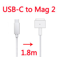 Зарядный кабель USB C Type C к Mag 1 2 для Macbook Pro Air 13, 15 дюймов, адаптер питания, конвертер, кабель 45 Вт, 60 Вт, 85 Вт