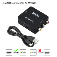 Переходник HDMI/RCA CVSB, 1080P, поддержка PAL