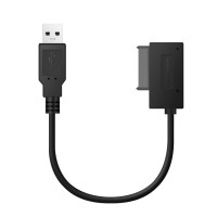 Адаптер USB 2,0 для ноутбука Mini Sata II 7 + 6 13Pin, кабель-конвертер для ноутбука, CD/DVD ROM, тонкий диск, адаптер для передачи данных