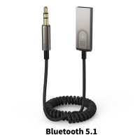 Bluetooth 5,1 Aux адаптер беспроводной автомобильный