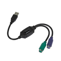 USB-переходник для клавиатуры и мыши 2-в-1 PS/2