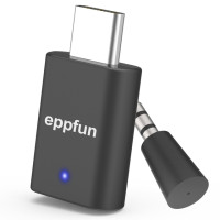 Eppfun AK3040Pro USB-C Qualcomm AptX-адаптивный Bluetooth 5,2 передатчик для ПК/Mac/PS5