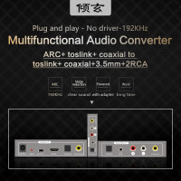 Преобразователь с hdmi arc на rca 3,5 мм aux