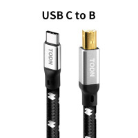 Кабель todn usb dac типа c к типу b hifi