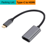 Кабель TABLLYUGE Type C к HDMI-совместимый USB 3,1 для ноутбука Huawei Mate 30 Samsung S8 S9
