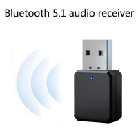 Bluetooth 5,1 аудио приемник передатчик мини 3,5 мм разъем AUX USB стерео музыкальные колонки Беспроводной адаптер для ТВ автомобиля ПК