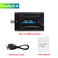 Монитор видеонаблюдения PzzPss BNC-HDMI, совместимый с HDMI-преобразователем, HD 1080P/720P