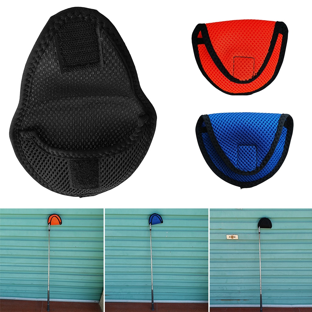 Portable Mallet Putter Cover washable Golf Club Headcover Replacement with  - various colors