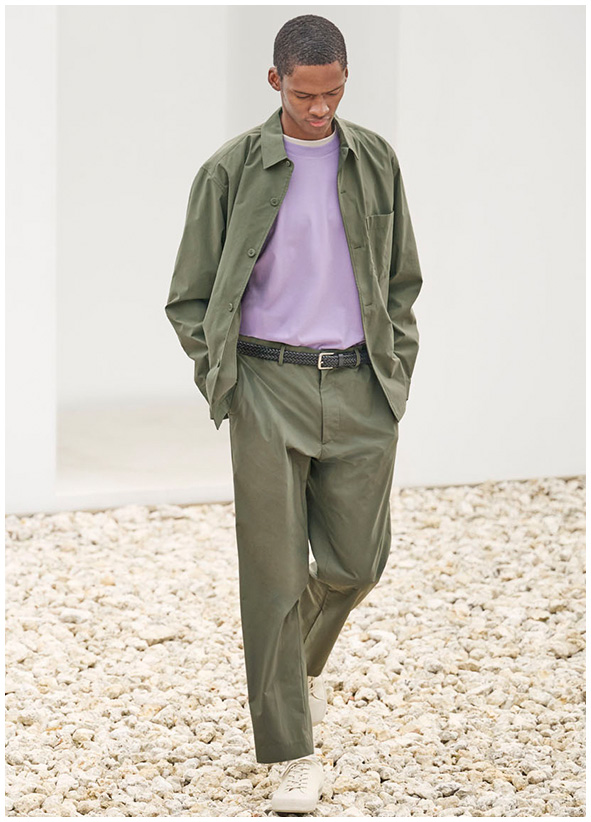 优衣库空气感男装易打理快干弹力轻型休闲长裤西裤�0�2455495 UNIQLO