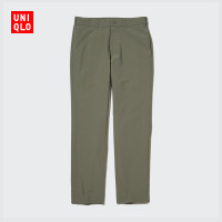 Uniqlo男裝空氣感易打理快乾彈力輕型休閒長褲夏季西褲 455495
