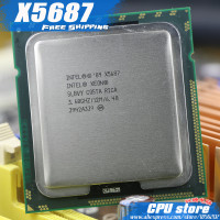 Процессор Intel Xeon X5687, 3,6 ГГц, LGA1366, 12 МБ, кеш-память L3, 130 Вт, четырехъядерный, серверный