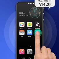 M200 WiFi Android MP4 плеер Bluetooth5.0 полный сенсорный экран 3,5 дюймов 16 Гб аудио плеер с динамиком, FM, электронная книга, рекордер, видео